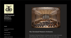 Desktop Screenshot of clevelandwomensorchestra.org